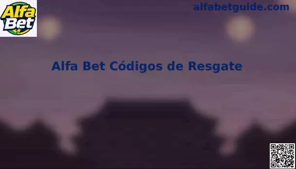 Alfa Bet Código de Resgate