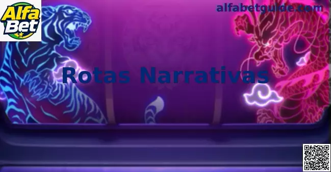 Ilustração de Rotas Narrativas e Escolhas Interativas no Alfa Bet
