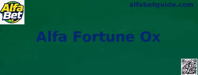 Interface temática do jogo Alfa Fortune Ox
