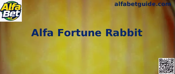 Alfa Fortune Rabbit slot da PG Soft