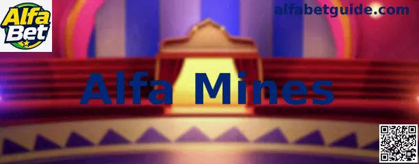 Interface ilustrativa do jogo Alfa Mines