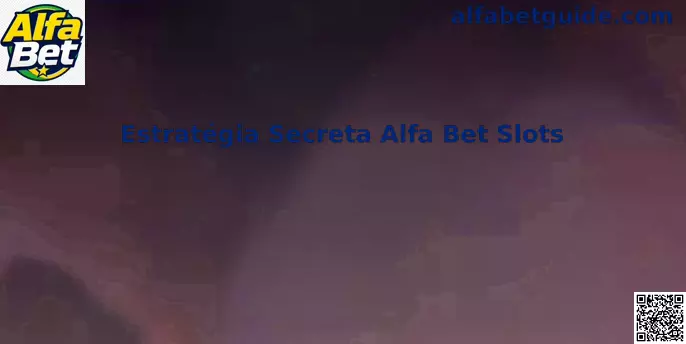 Infográfico da Estratégia Secreta Alfa Bet Slots detalhando análises de RTP e ciclos de volatilidade
