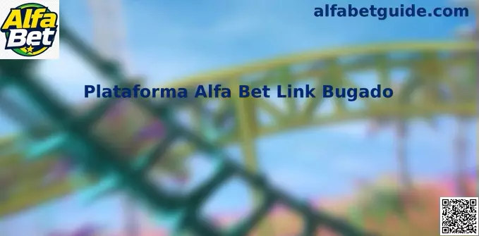 Interface de suporte para links bugados na plataforma Alfa Bet