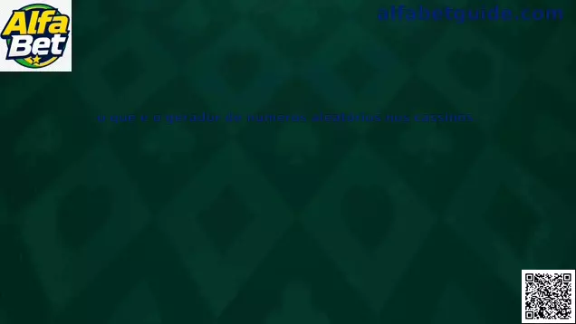 RNG cassino sistema